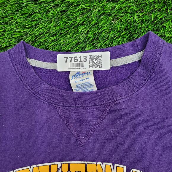 Vintage Northern Iowa Panthers Sweatshirt XL 26x26 Baggy Y2K - Picture 11 of 12